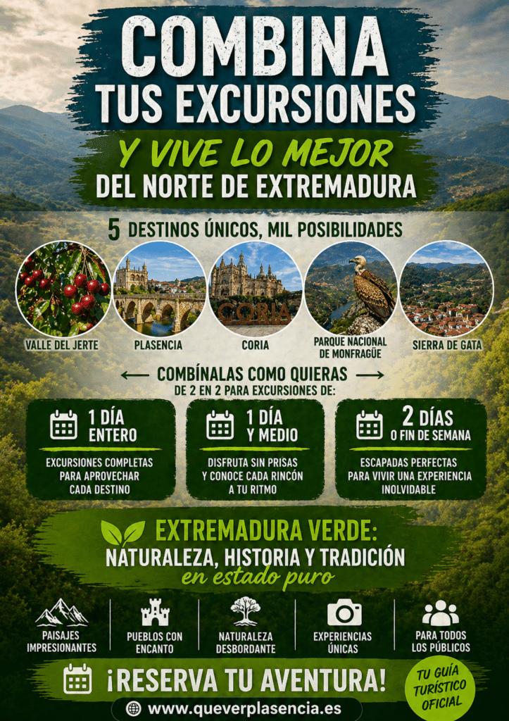5 Experiencias Únicas en el Norte de Extremadura para un Viaje Inolvidable 6 excursiones norte de Extremadura combinadas
